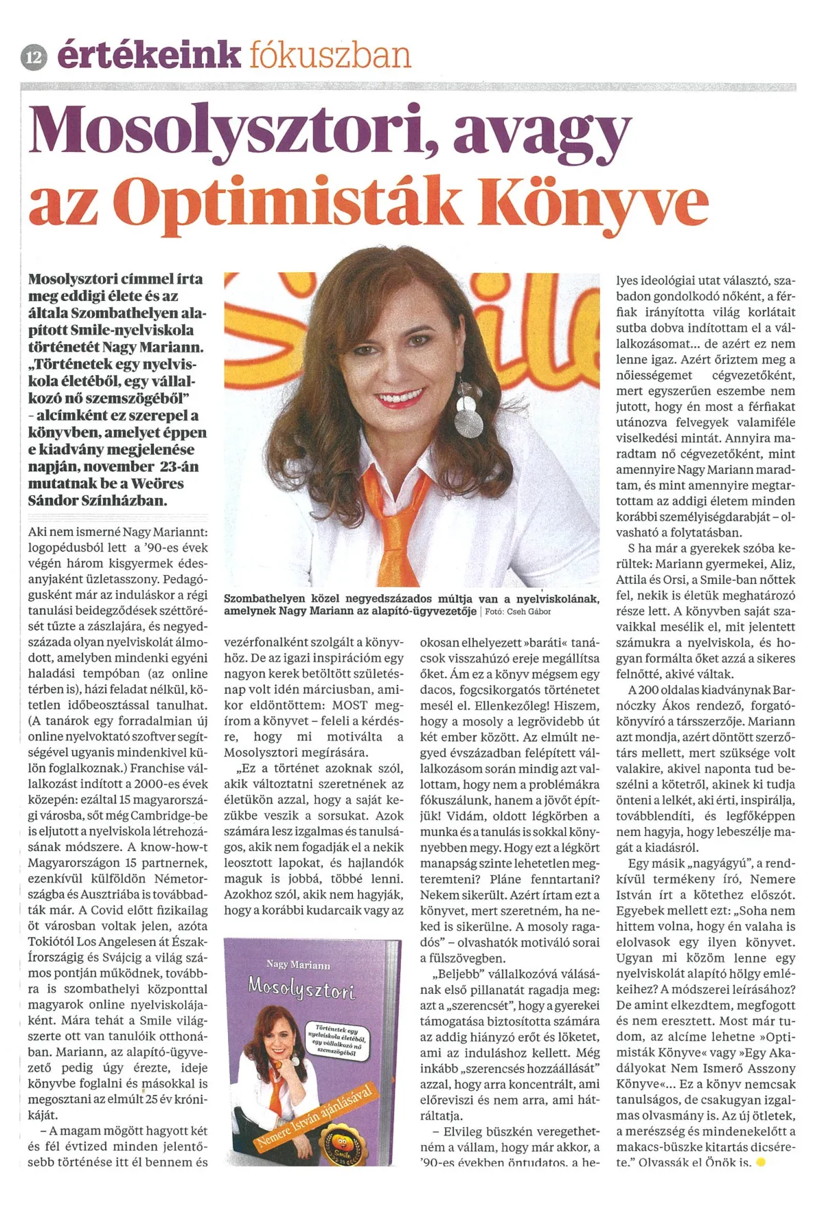 Mosolysztori: Értékeink fókuszban.